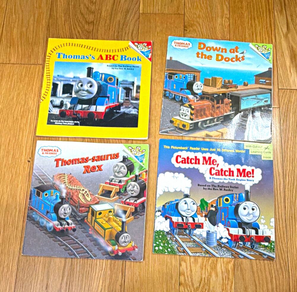Thomas & Friends Pictureback Readers Lot 4 PB Illustrated: ABC Book + More